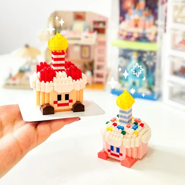 مینی کیک لگویی چراغدار شکلاتی